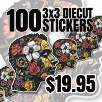 3x3 Diecut Stickers
