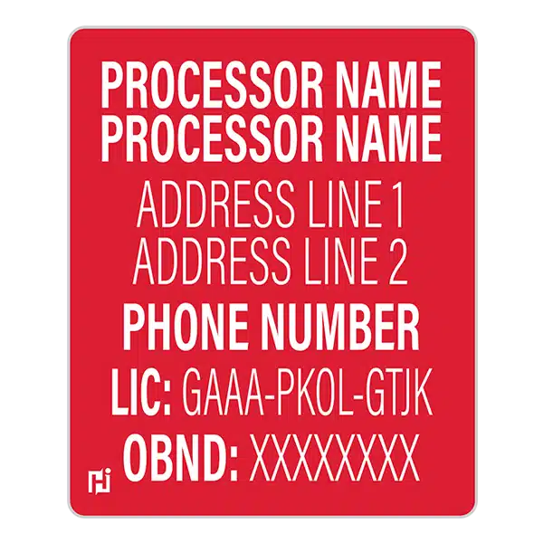 OMMA Compliant Grow Sign