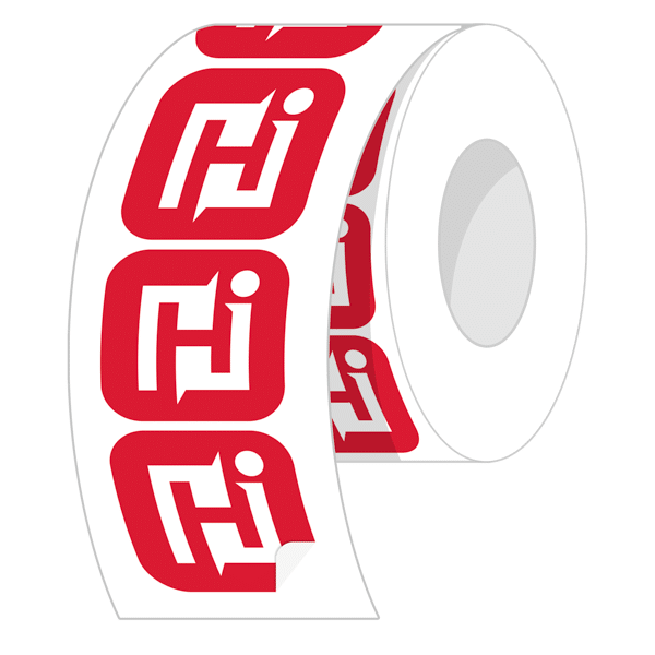 Rounded Corner Roll Labels