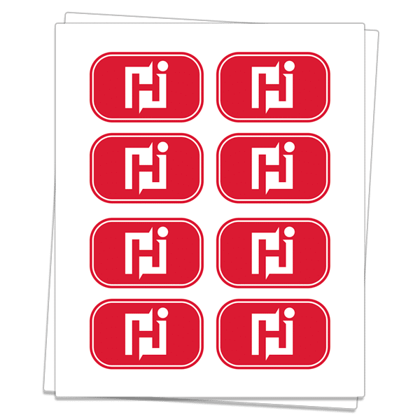 Rounded Corner Sheet Labels