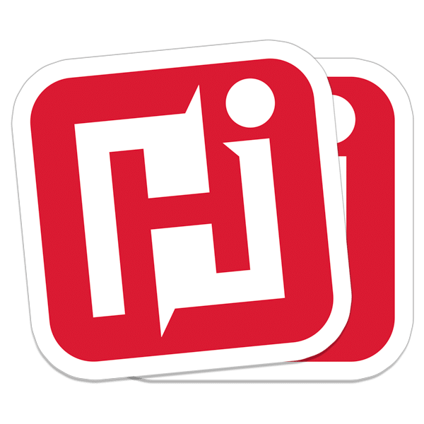 Rounded Corner Stickers