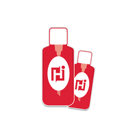 1 Oz. Hand Sanitizer In Silicone Holder - Promo Hand Sanitizer
