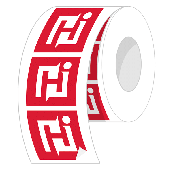 Square Roll Labels